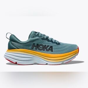 Men’s HOKA Bondi 8 size 10.5 color Goblin Blue/Mountain Spring. New without tags